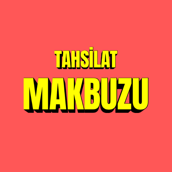 Kendi Tahsilat Makbuzu Bastır